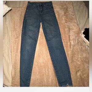 American Eagle Outfitters Dark Blue Skinny Jeans